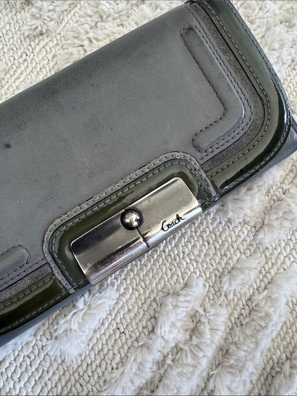 Coach Leather Clutch / Wallet